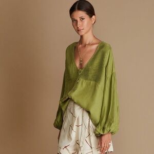 SANCIA
INKA BLOUSE - GREEN, size medium